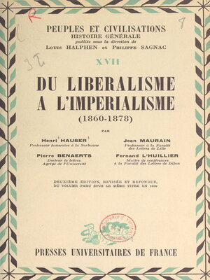 cover image of Du libéralisme à l'impérialisme